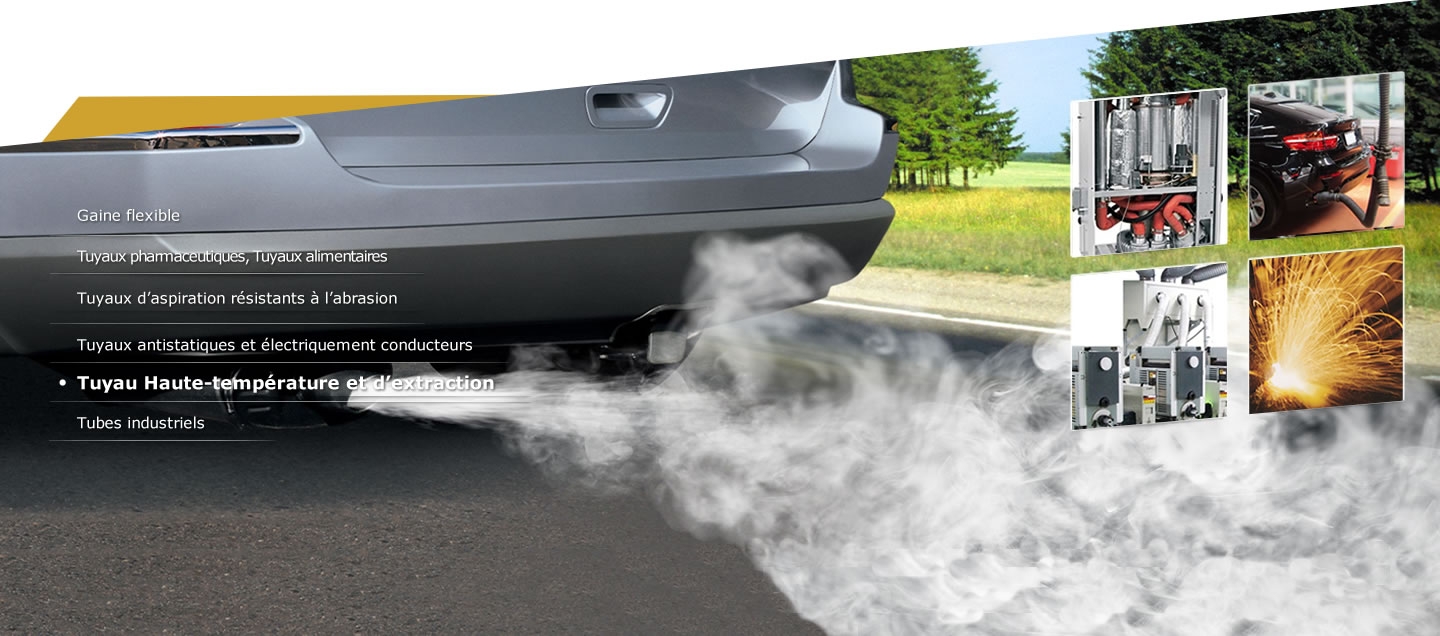 Tuyau de ventilation haute température Tuyau de ventilation haute température